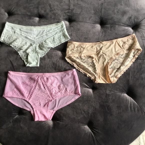 [Brand New] Ladies Lace Panties (fits Size M) - Picture 1 of 6